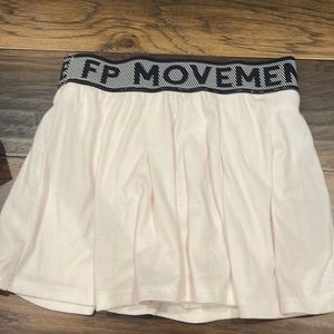 White Free People Movement skirt